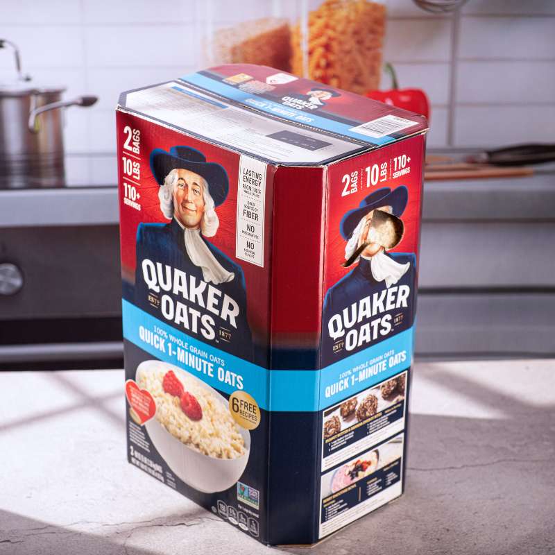 (Ảnh chỉ mang tính chất minh họa: Quaker Oats Quick 1-Minute Oats 10lbs)