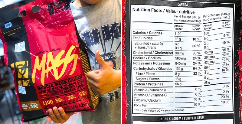 Mutant Mass 15lbs vị Triple Chocolate