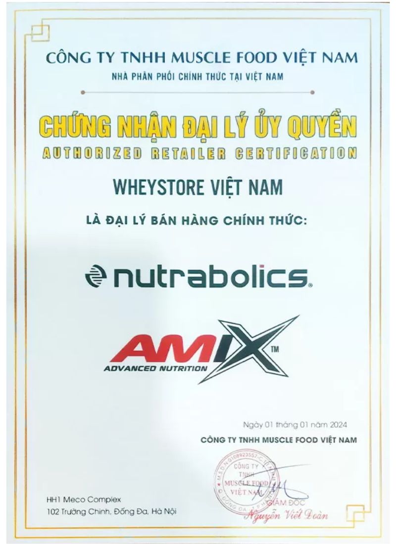 Chứng nhận Nhà Cái F8bet casino trang chủ chính thức F8 BET là đại lý ủy quyền chính thức của Nutrabolics