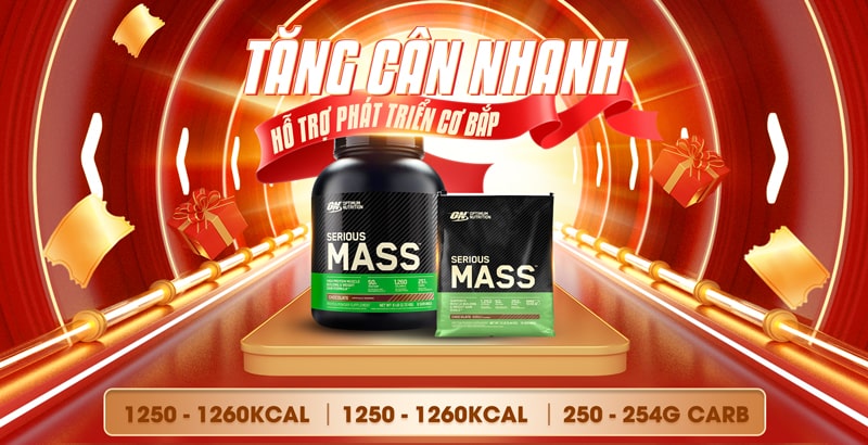 ON Serious Mass - Tăng cân nhanh, hỗ trợ phát triển Tải app F8BET
