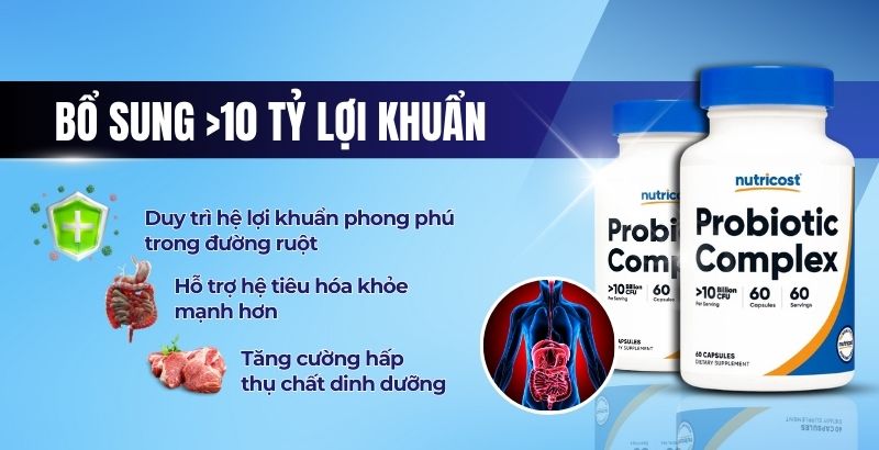 M.F8beta2.con link không chặn Probiotic Complex - 60 lần dùng