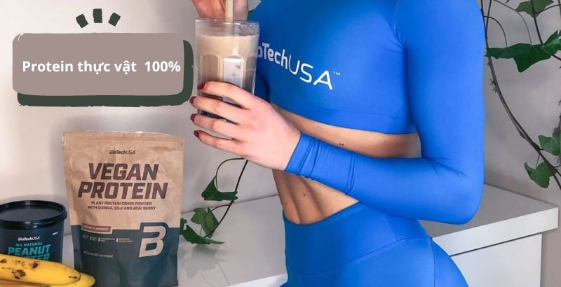 BiotechUSA Vegan Protein​​​​​​​: Protein thực vật 100%