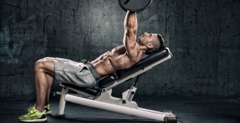 Tư thế tập Incline Chest Press